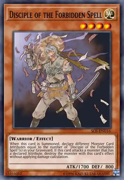 Edison Rulings for Disciple of the Forbidden Spell